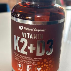 VITAMINA D3 + K2 NATURAL ORGANICS 100 CAPSULAS